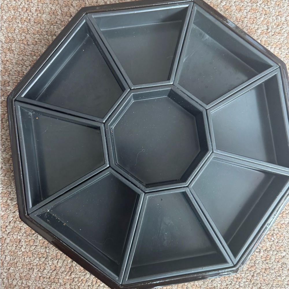 vintage Korean lacquer box with mother-of-pearl inlay - Picture 3 of 4